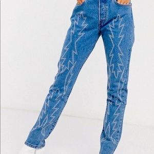 Levi Del Norte 501 Skinny Jeans